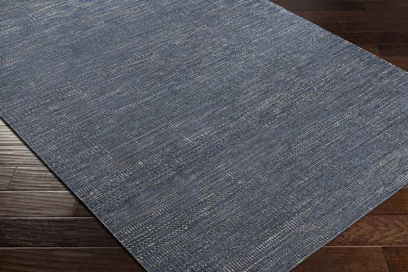 Hefswal Modern Dark Blue Area Rug