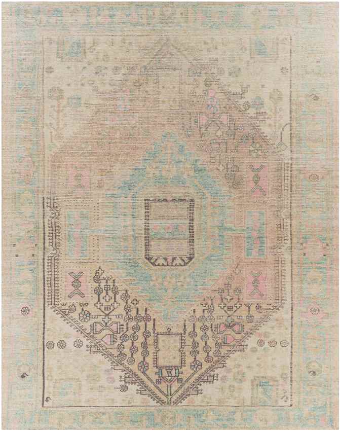 Horsten Traditional Beige Area Rug