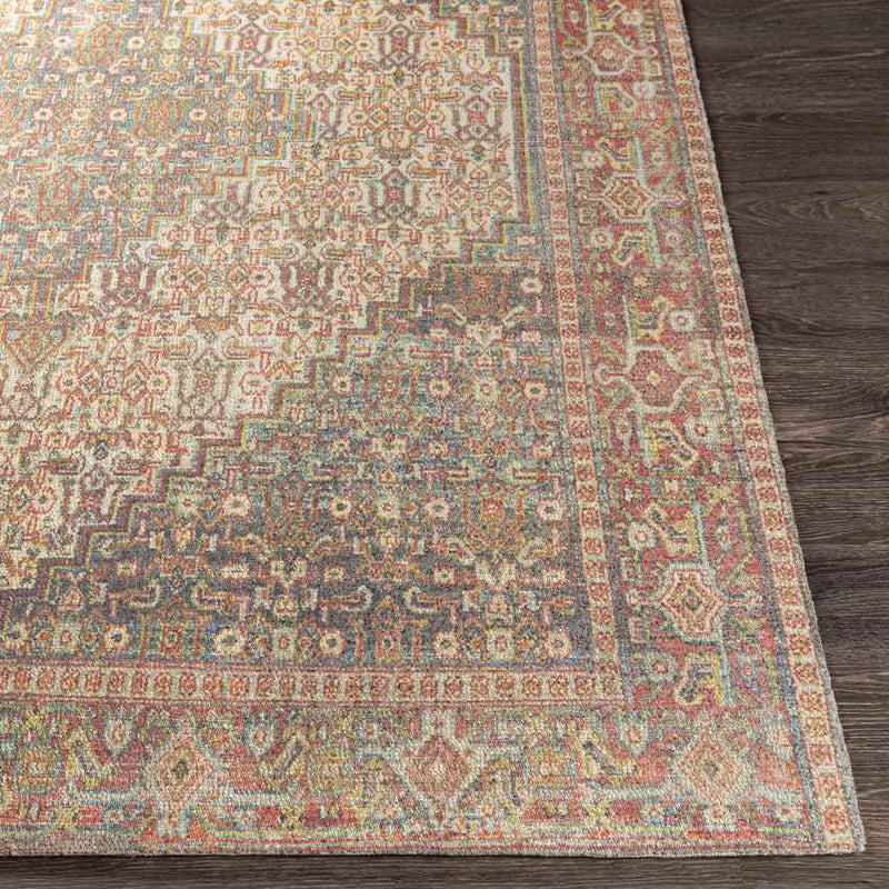 Kantens Traditional Burnt Orange Area Rug