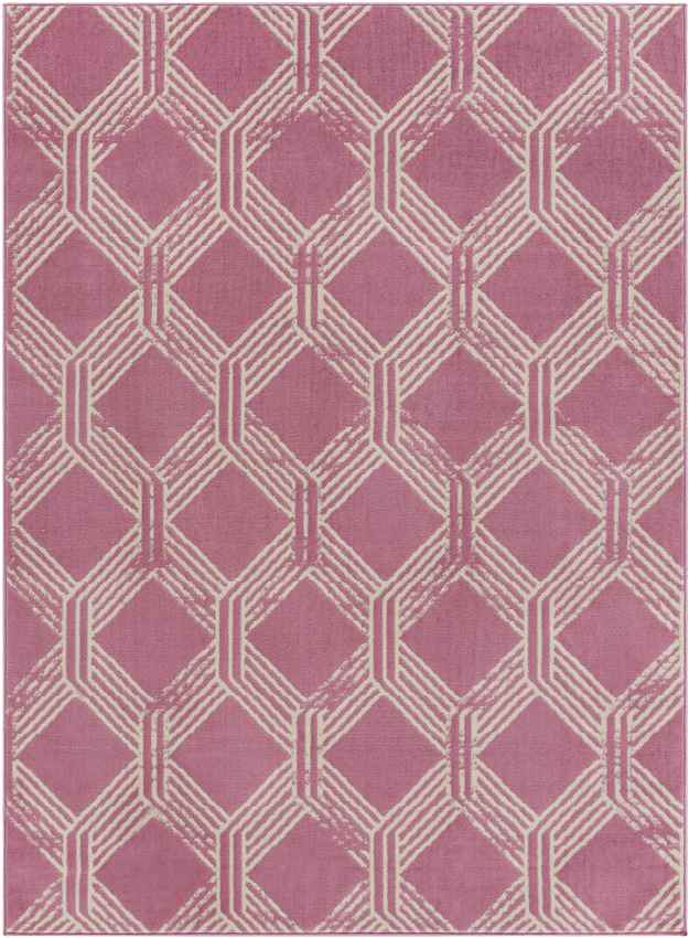 Leegkerk Modern Thulian Pink Area Rug