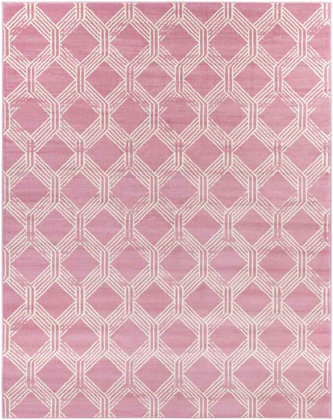 Leegkerk Modern Thulian Pink Area Rug