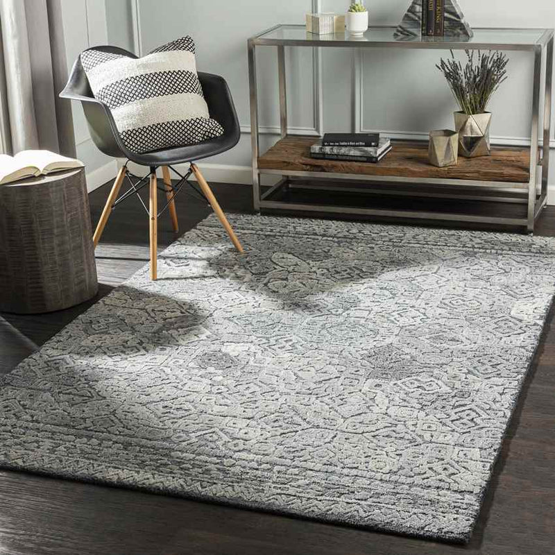 Luddeweer Traditional Silver Gray Area Rug