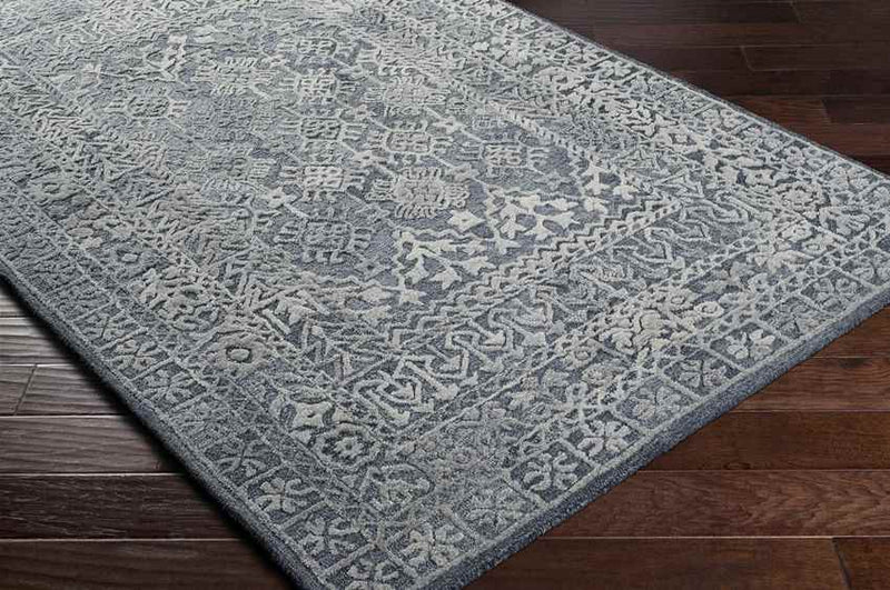 Lutjerijp Traditional Silver Gray Area Rug