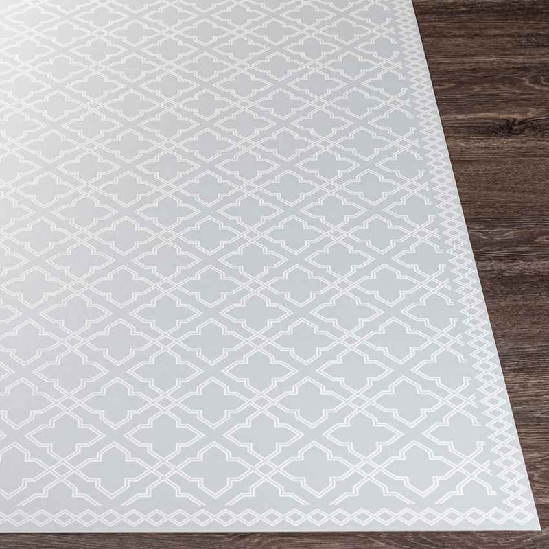 Opende Traditional White Area Rug