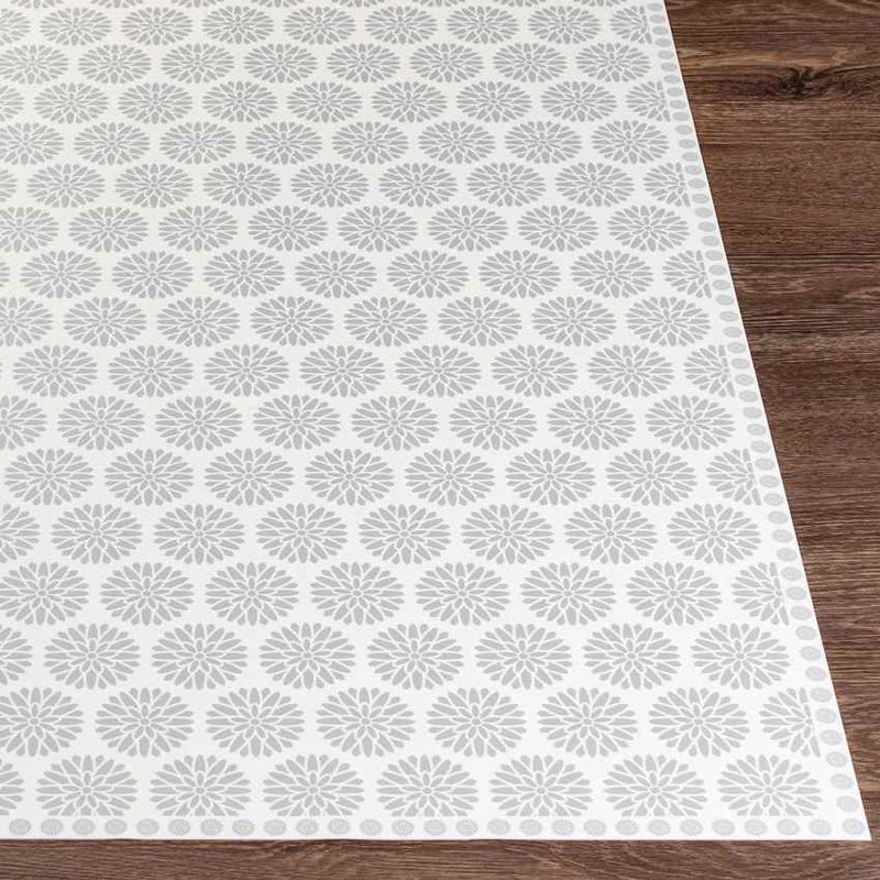 Opmeeden Traditional White Area Rug