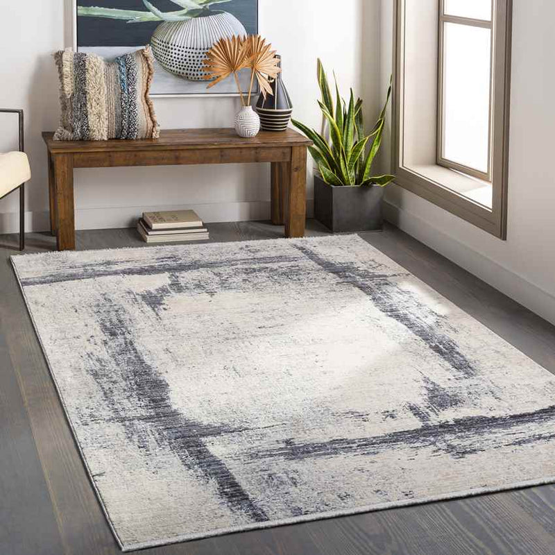 Polen Modern Medium Gray Area Rug