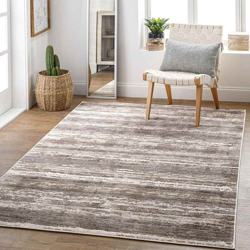 Ranum Modern Brown Area Rug