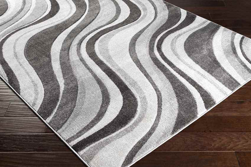 Uithuizen Modern Grey Area Rug