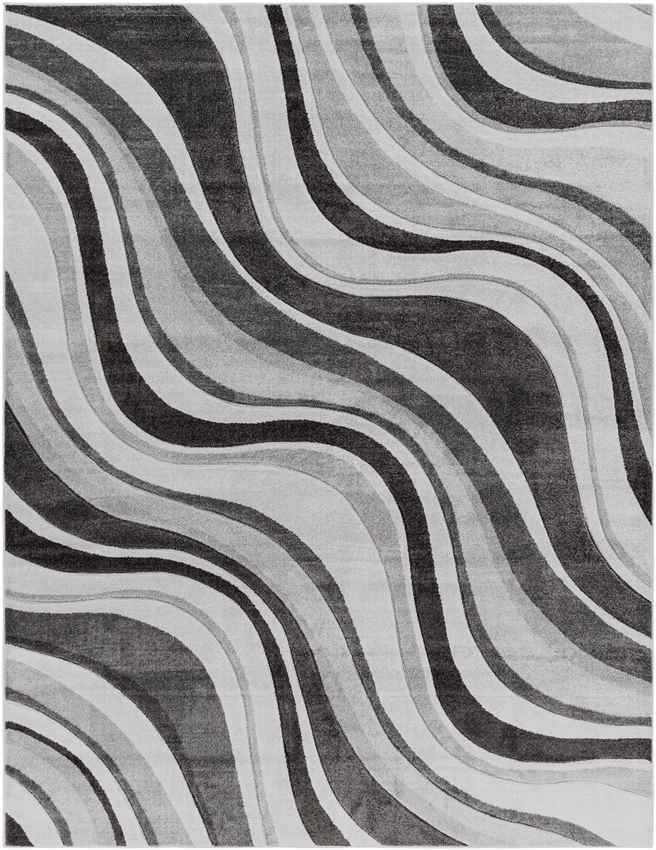 Uithuizen Modern Grey Area Rug