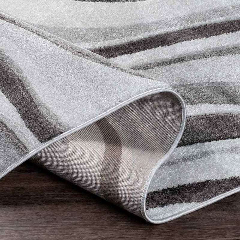 Uithuizen Modern Grey Area Rug