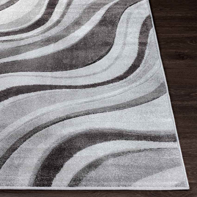 Uithuizen Modern Grey Area Rug