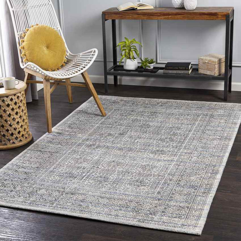 Woltersum Traditional Cream Area Rug