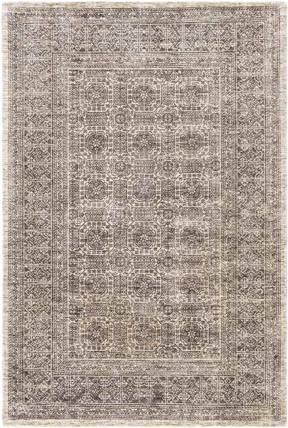 Woltersum Traditional Brown Area Rug