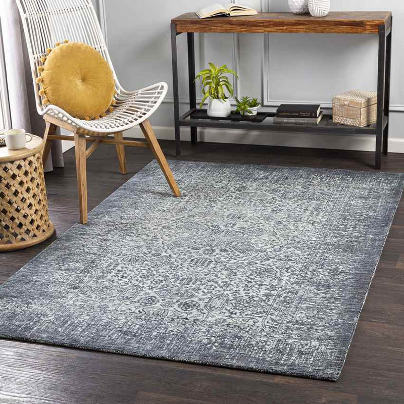 Woudbloem Traditional Grey Area Rug