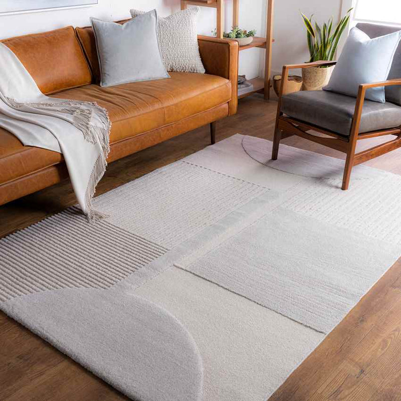 Zuidwolde Modern Cream Area Rug