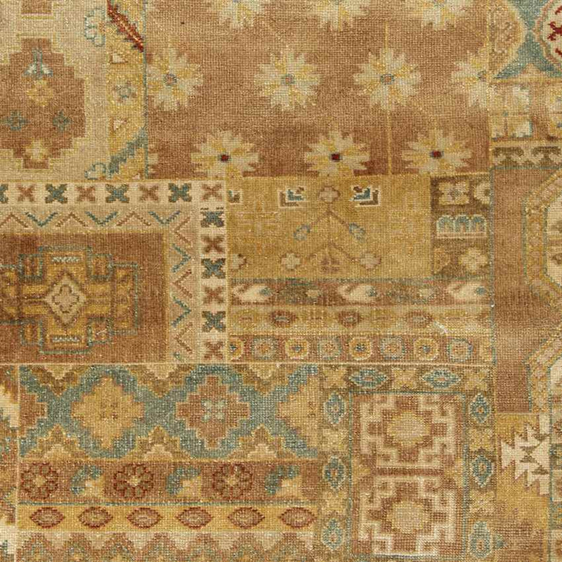 Plak Traditional Burnt Orange Area Rug