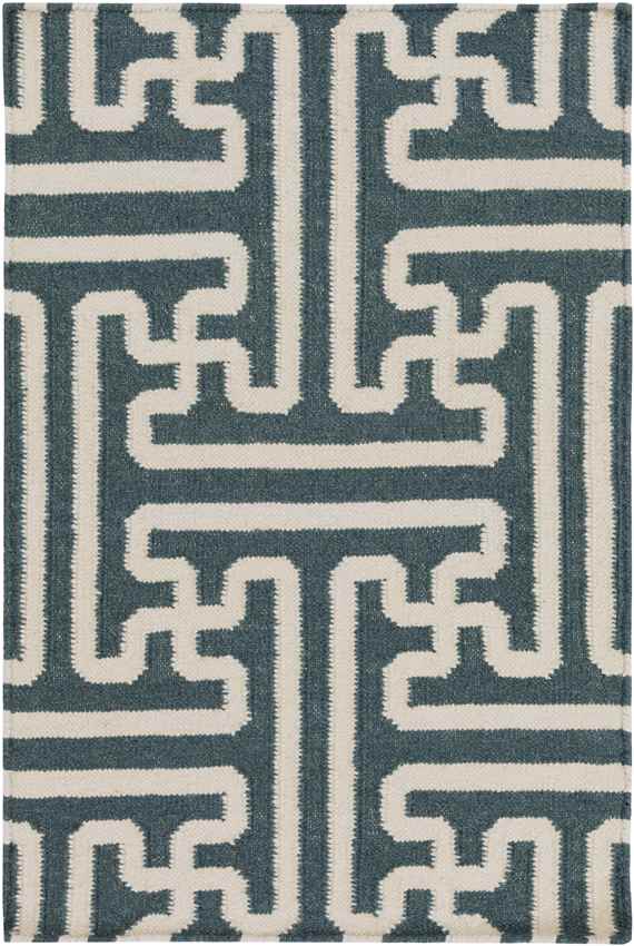 Zuiderrot Modern Dark Green Area Rug