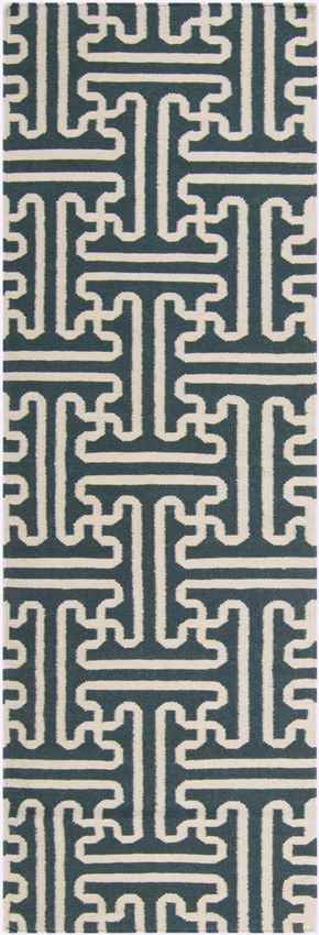 Zuiderrot Modern Dark Green Area Rug