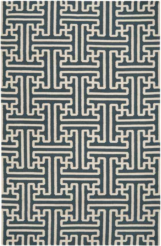 Zuiderrot Modern Dark Green Area Rug