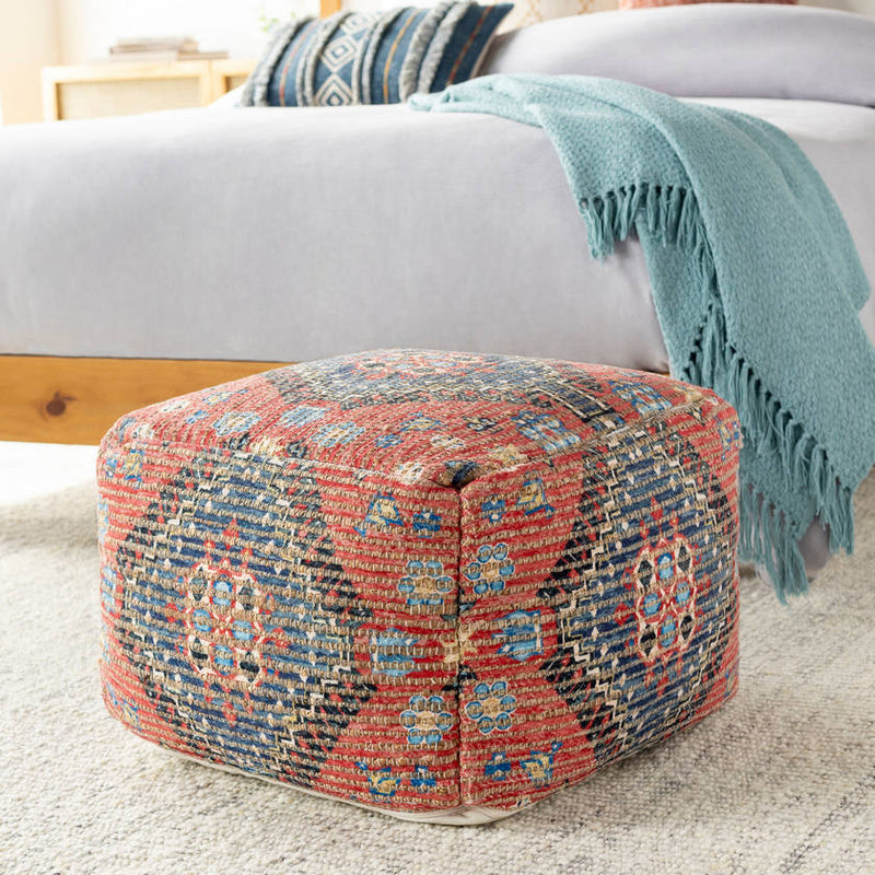 Miesenbach Burnt Orange Pouf