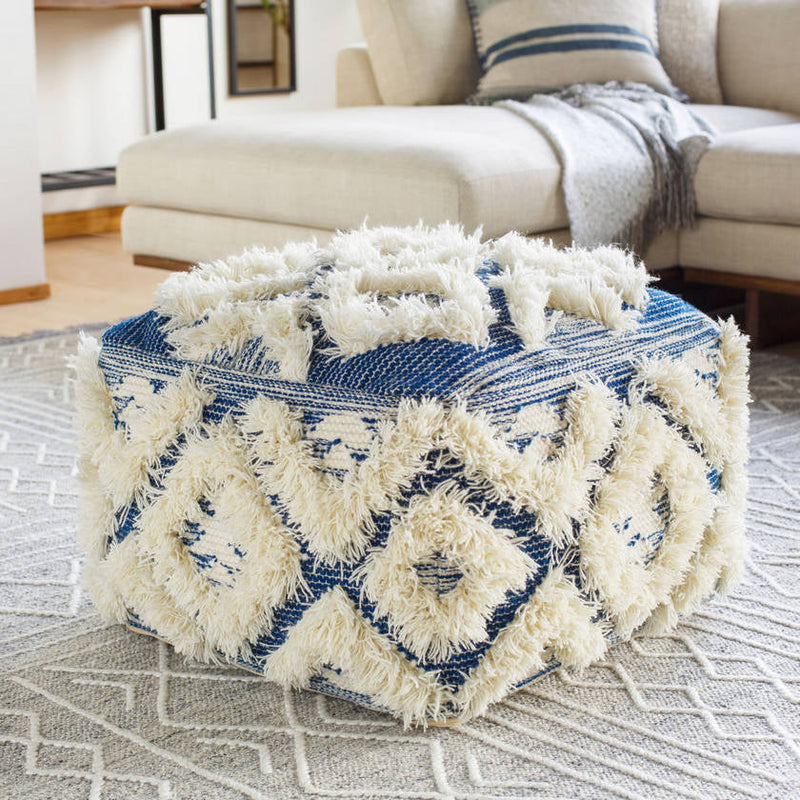 Otterthal Dark Blue Pouf