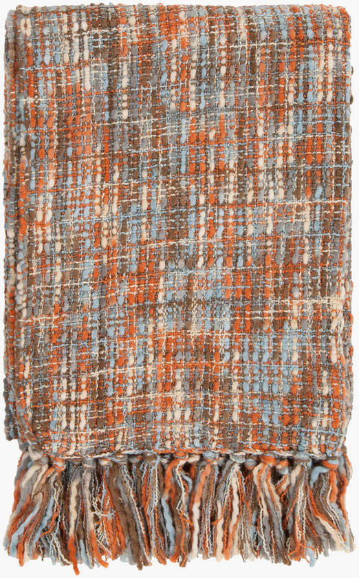 Fraham Burnt Orange Throw