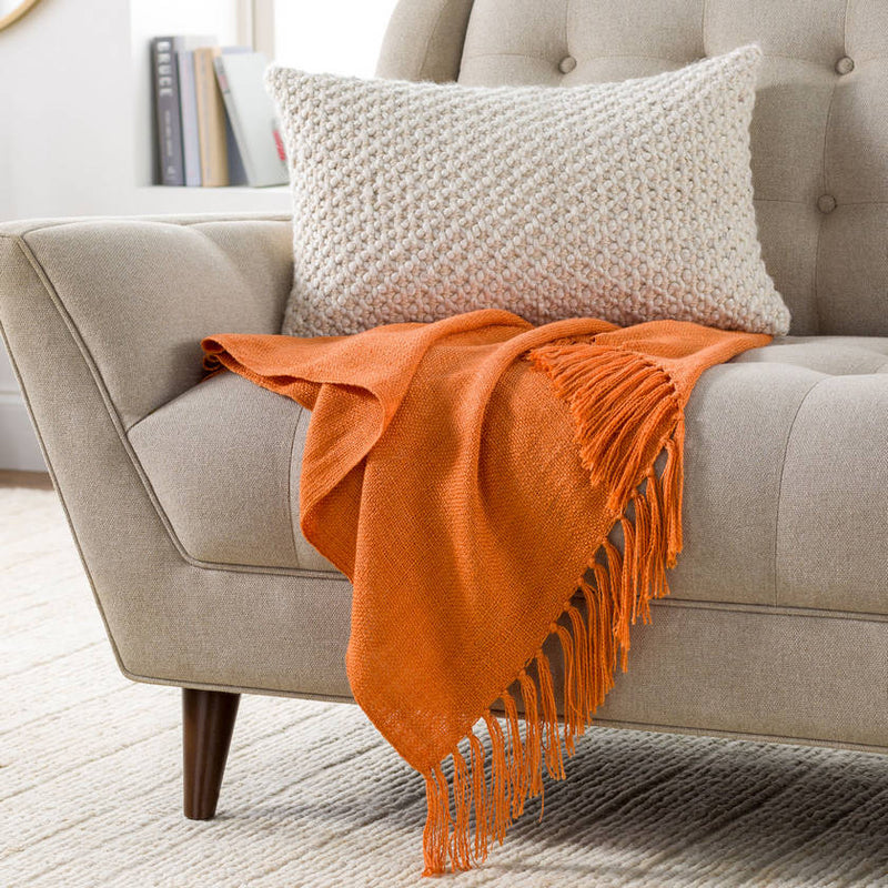 Gleisdorf Burnt Orange Throw