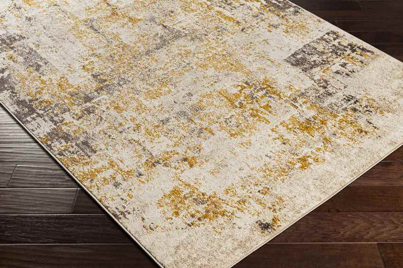 Du Bois Modern Light Orange Area Rug