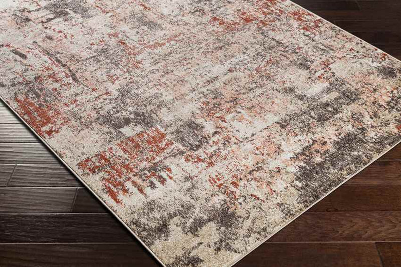 East Alton Modern Light Red Area Rug