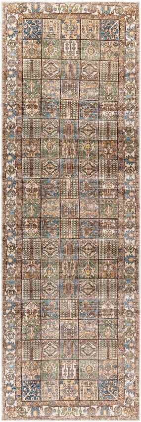 West Dundee Traditional Mocha Washable Area Rug