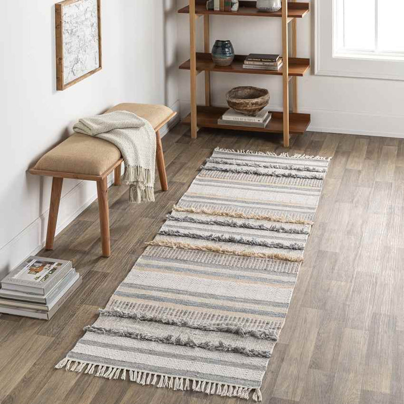 Mount Auburn Global Light Gray Area Rug