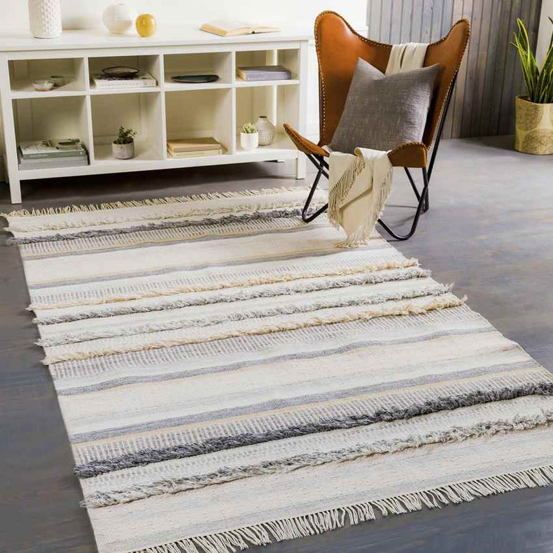 Mount Auburn Global Light Gray Area Rug