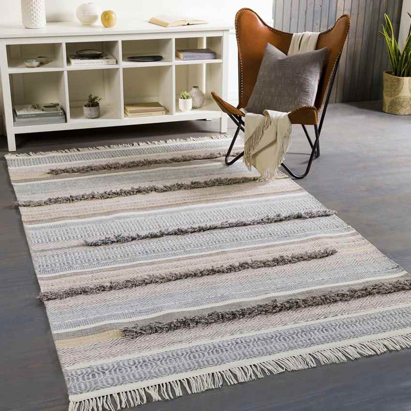 Mount Carmel Global Medium Gray Area Rug