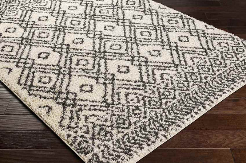 East Dundee Global Charcoal Area Rug