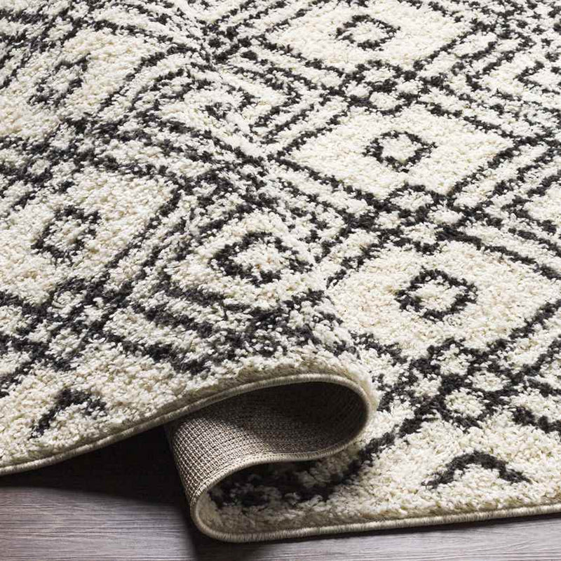 East Dundee Global Charcoal Area Rug