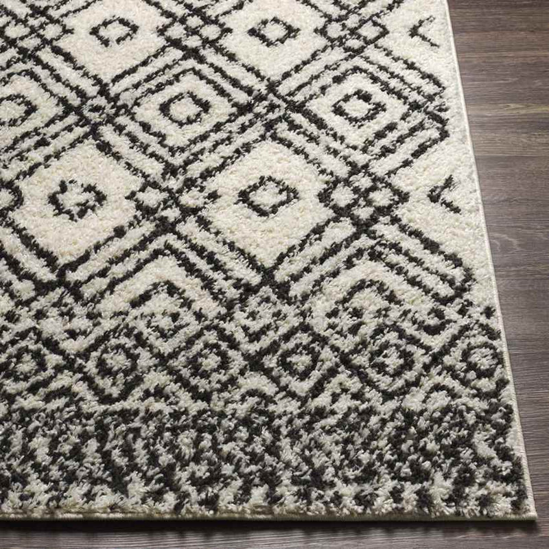 East Dundee Global Charcoal Area Rug