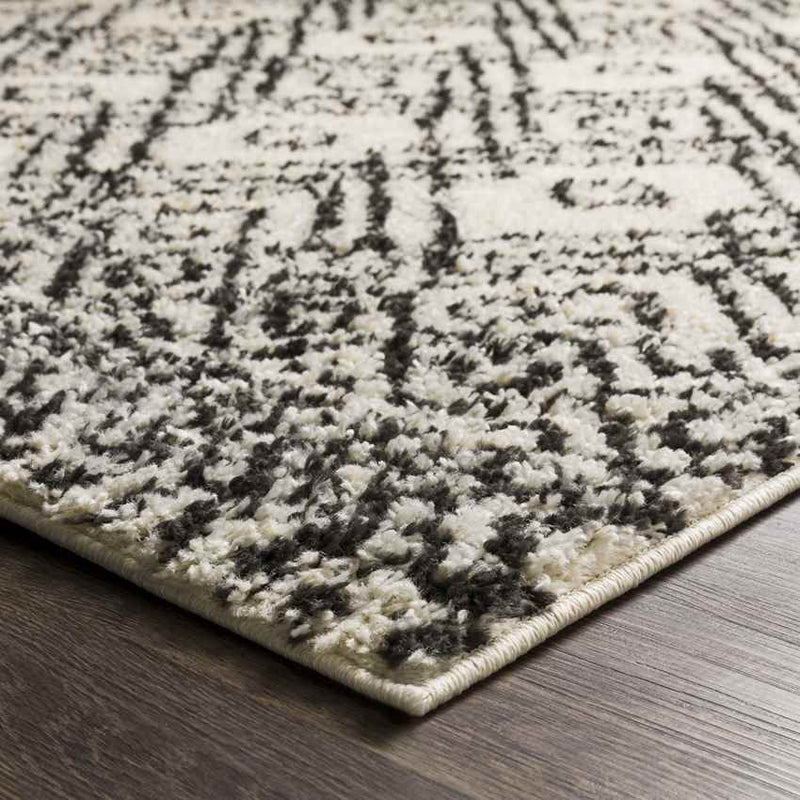 East Dundee Global Charcoal Area Rug