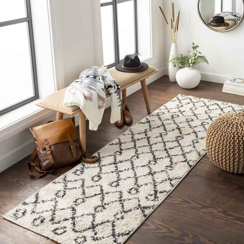 East Hazel Crest Global Cream Area Rug