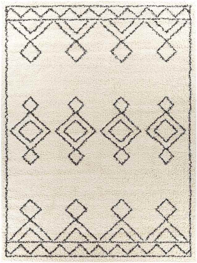 East Moline Global Cream Area Rug