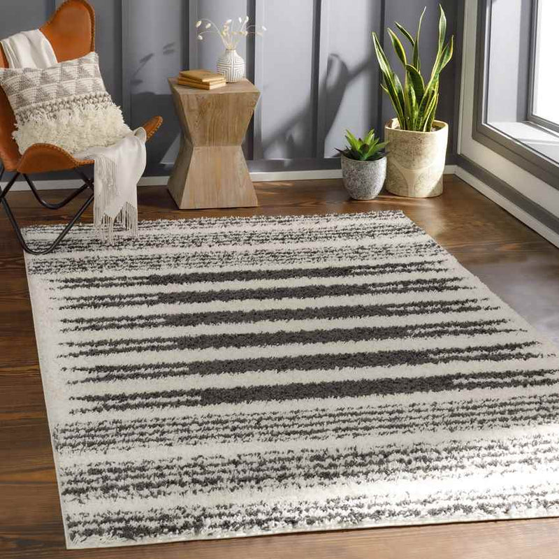 Evergreen Park Global Charcoal Area Rug