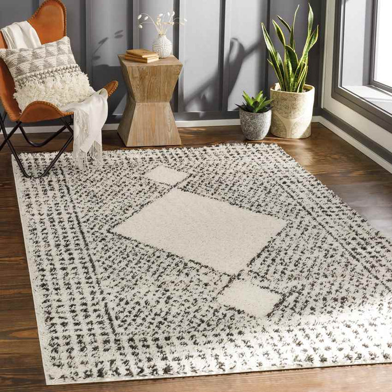 Fox River Grove Global Charcoal Area Rug