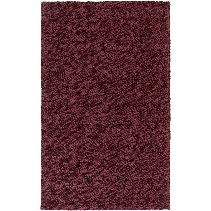 Busra Modern Burgundy Area Rug