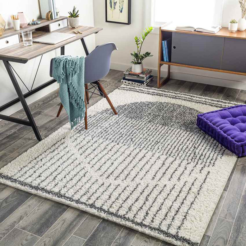 Oakbrook Terrace Modern Cream Area Rug