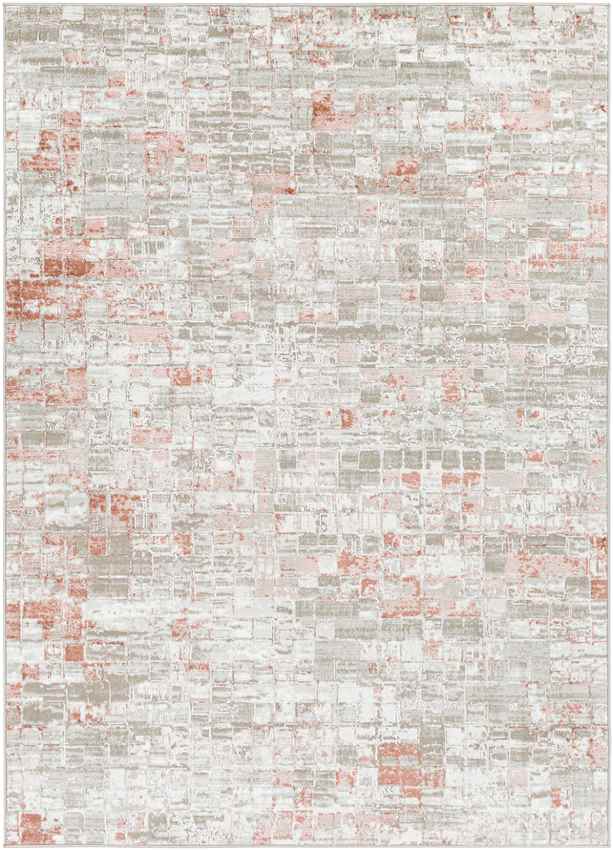 Ozgur Modern Dusty Coral Area Rug