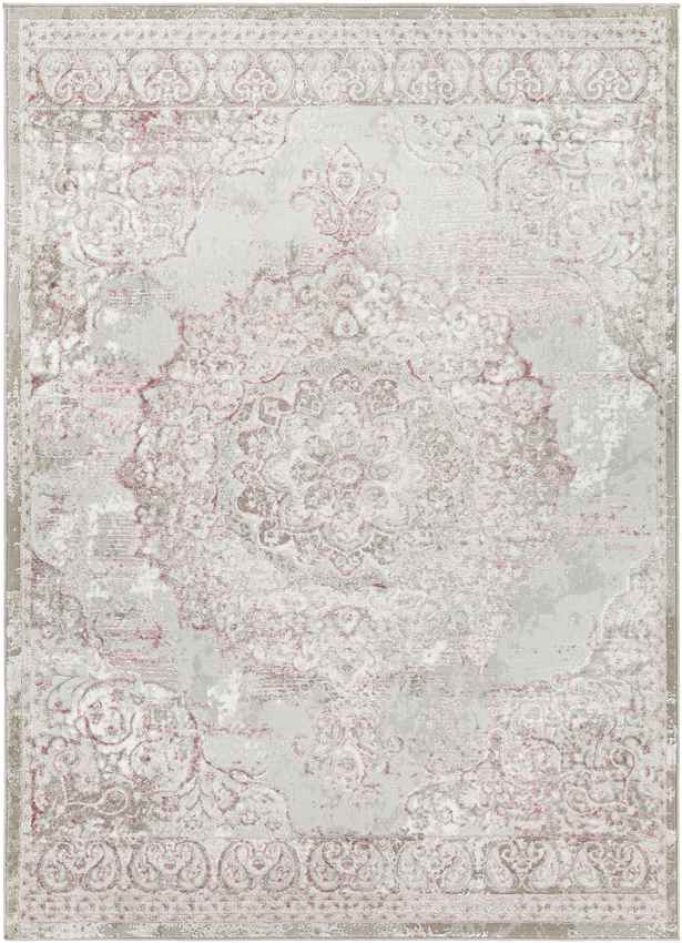 Jerry Traditional Light Pink Area Rug