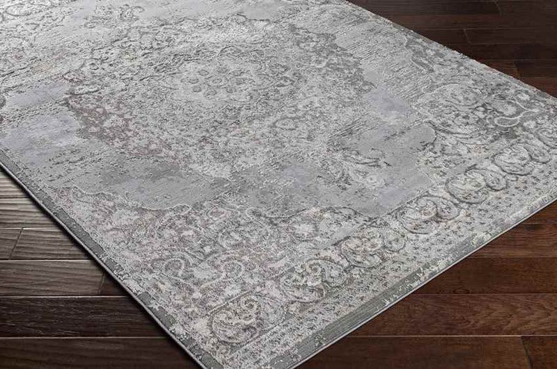 Jerry Traditional Charcoal Area Rug