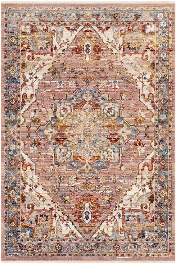 Willow Springs Traditional Peach Area Rug