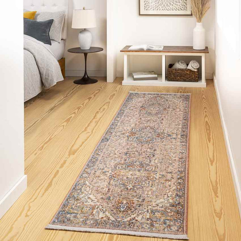 Willow Springs Traditional Peach Area Rug