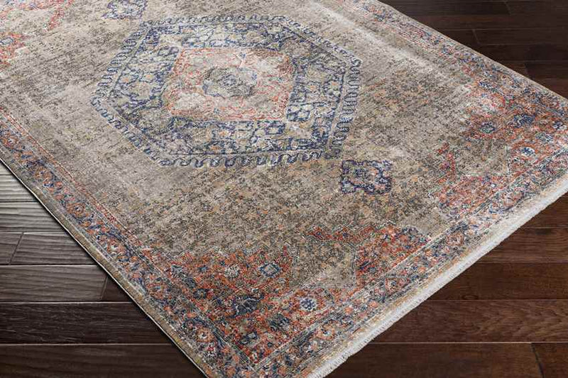 Pittsboro Traditional Taupe Area Rug