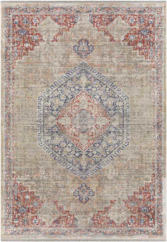 Pittsboro Traditional Taupe Area Rug